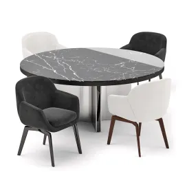 Minotti Belt Chair And Marvin Table